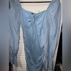 Baby blue dress in small. Worn only once
